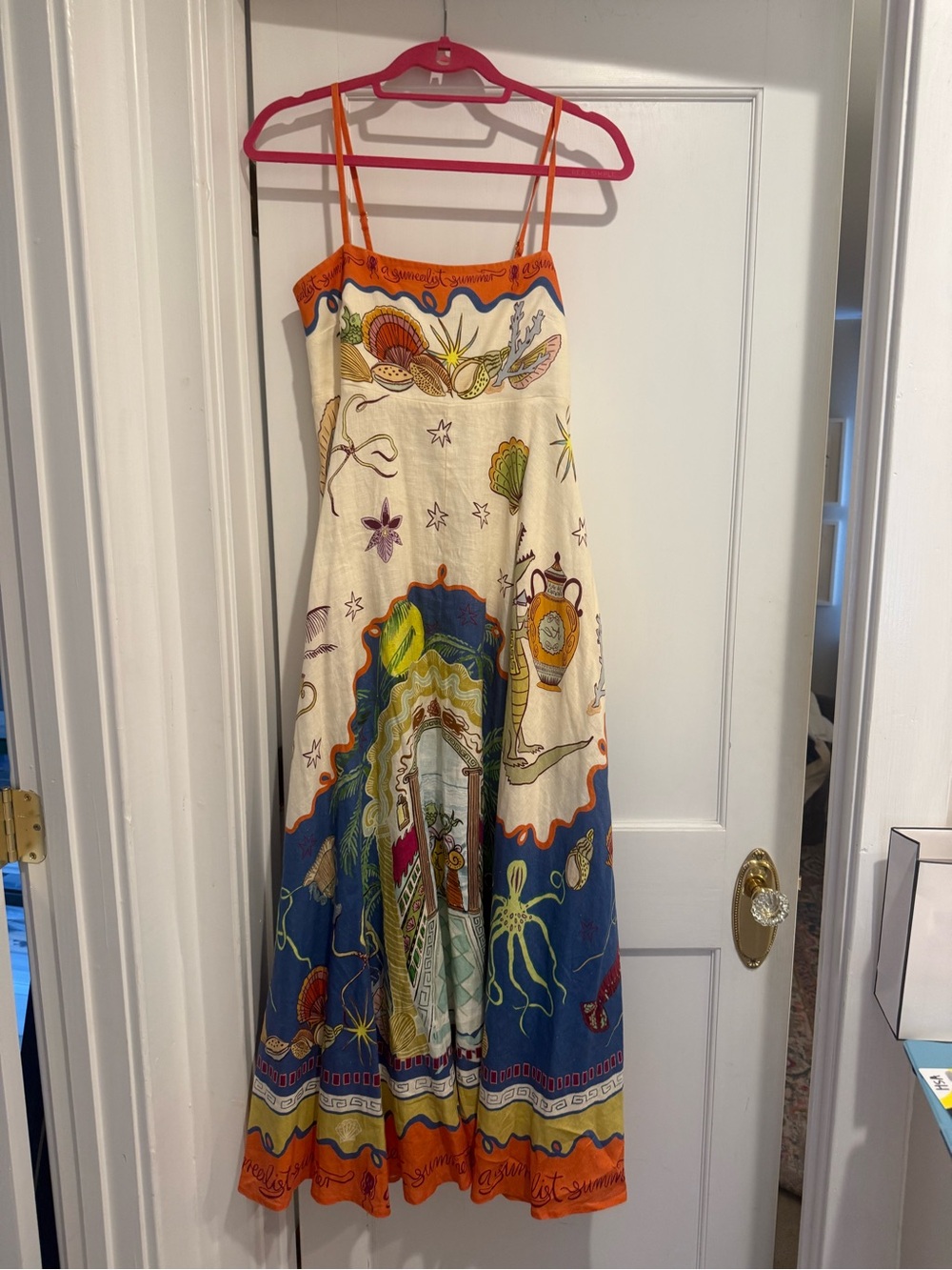 ALÉMAIS surrealist summer sundress